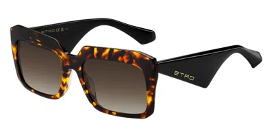 Etro 0045/g/s 086/ha Women's Sunglasses Tortoiseshell Size 57