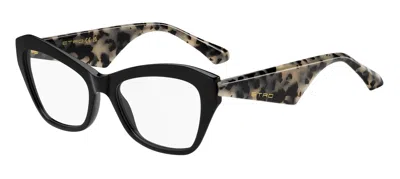 Etro 0046 Tcb Women's Glasses Black Size 53 - Free Lenses - Blue Light Block Available In Black,white Tortoise