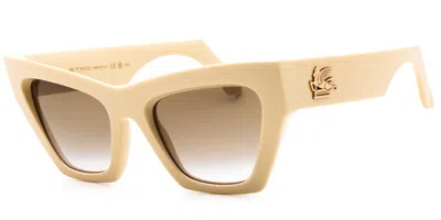 Etro 0050/s Szj/qr Women's Sunglasses White Size 54 In Neutral