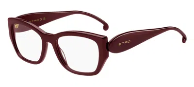 Etro 0058 Lhf Women's Glasses Burgundy Size 53 - Free Lenses - Blue Light Block Available
