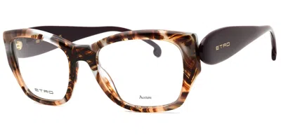 Etro 0058 Women's Glasses, Tortoiseshell, Size 53 In Brown