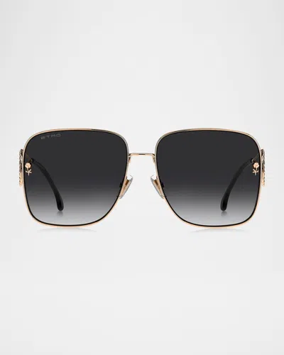 ETRO SQUARE METAL SUNGLASSES