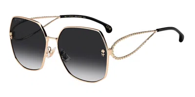 Etro 0071/f/s Asian Fit 000/9o Women's Sunglasses Gold Size 62 In Rose Gold