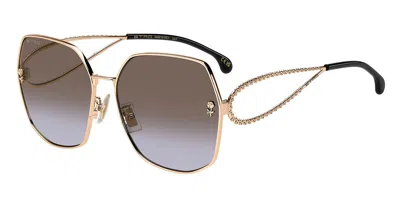 Etro 0071/f/s Asian Fit 000/qr Women's Sunglasses Gold Size 62 In Rose Gold