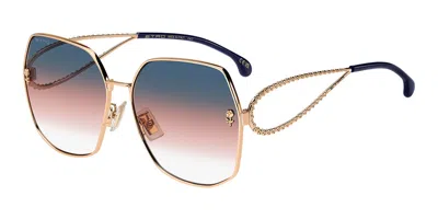 Etro 0071/f/s Asian Fit Ddb/ff Women's Sunglasses Gold Size 62 In Pink