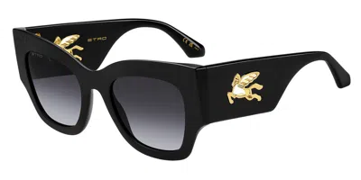 Etro 0076/s 807/9o Women's Sunglasses Black Size 52