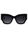Etro Black Acetate Sunglasses In Brown