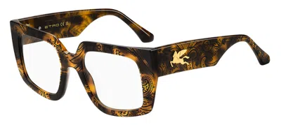Etro 0077 2vm Women's Glasses Tortoiseshell Size 50 - Free Lenses - Blue Light Block Available In Pattern,tortoise