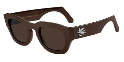 Etro 0079/s J7d/70 Men's Sunglasses Brown Size 50 In Gray