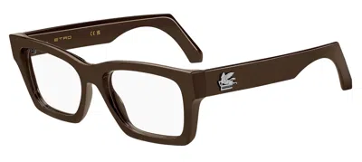 Etro 0082 J7d Men's Glasses Brown Size 52 - Free Lenses - Blue Light Block Available In Bronze Brown