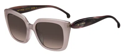 Etro 0085/f/s Asian Fit G3i/ha Women's Sunglasses Purple Size 54 In Yellow
