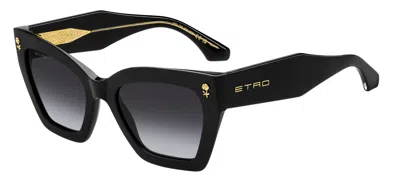 Etro 0090/s 807/9o Women's Sunglasses Black Size 55