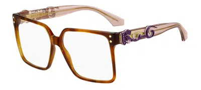 Etro 0105 C9b Women's Glasses Tortoiseshell Size 56 - Free Lenses - Blue Light Block Available In Honey Tortoise