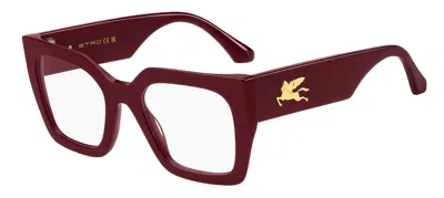 Etro 0109 Lhf Women's Glasses Burgundy Size 50 - Free Lenses - Blue Light Block Available