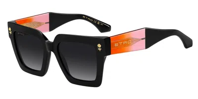 Etro 0113/s Oit/9o Women's Sunglasses Black Size 52