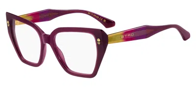 Etro 0116 365 Women's Glasses Purple Size 52 - Free Lenses - Blue Light Block Available In Violet,fuchsia Pink
