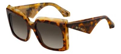 Etro 0117/s P65/ha Women's Sunglasses Tortoiseshell Size 57 In Multi