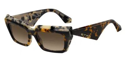 Etro 0118/s 1qi/ha Women's Sunglasses Tortoiseshell Size 55 In Burgundy