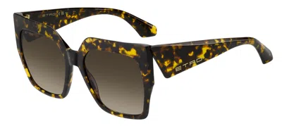 Etro 0122/s 086/ha Women's Sunglasses Tortoiseshell Size 57 In Brown