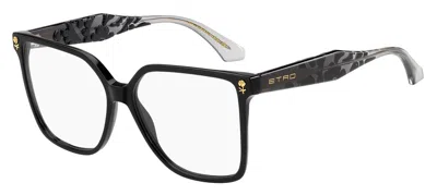 Etro 0130 807 Women's Glasses Black Size 55 - Free Lenses - Blue Light Block Available