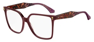 Etro 0130 Lhf Women's Glasses Burgundy Size 55 - Free Lenses - Blue Light Block Available