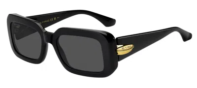 Etro 0132/s 807/ir Women's Sunglasses Black Size 53