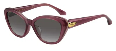 Etro 0133/f/s Asian Fit B3v/9o Women's Sunglasses Purple Size 55 In Burgundy