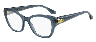 Etro 0136 Pjp Women's Glasses Blue Size 51 - Free Lenses - Blue Light Block Available In Transparent Blue