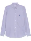 Etro Shirt  Men Color Gnawed Blue