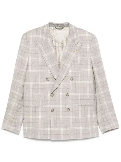 Etro 100% Cotton Stylish Jacket In Gray