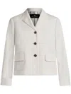 Etro Jacquard-pattern Jacket In ホワイト
