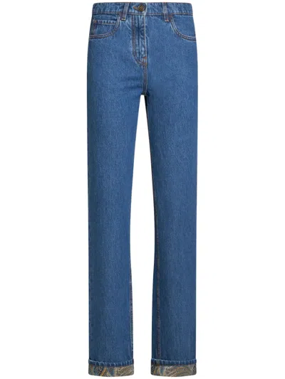 Etro Straight-leg Jeans In ブルー