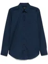 Etro Relaxed Button-down Collar Long Sleeve Shirt In Blue