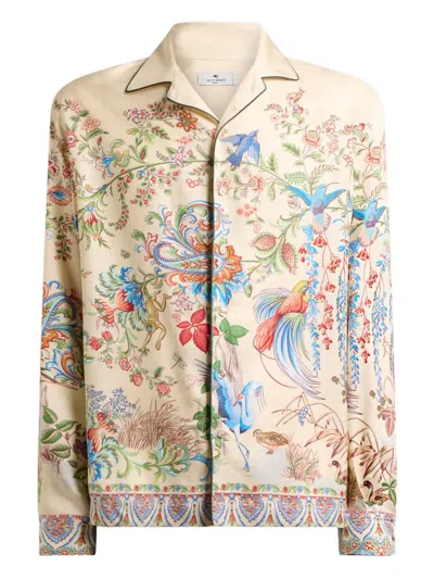 Etro ボウリングシャツ In Multi