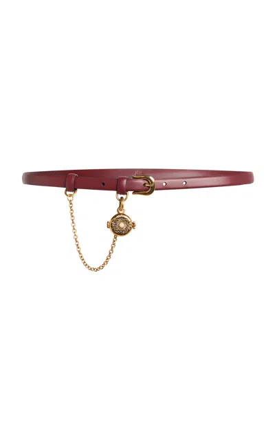 Etro 15mm Mirror Belt In Brown