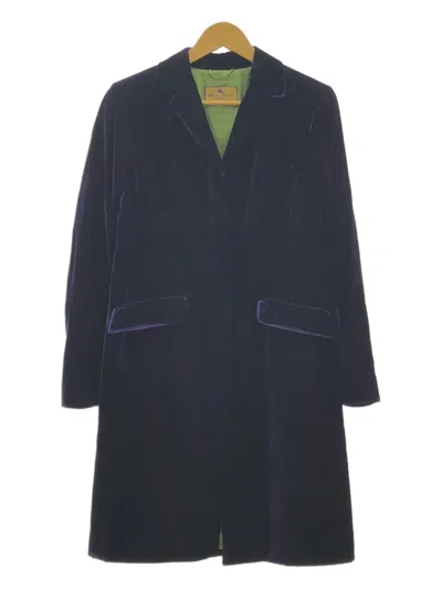 Pre-owned Etro 2010 Velvet Coat In Purple