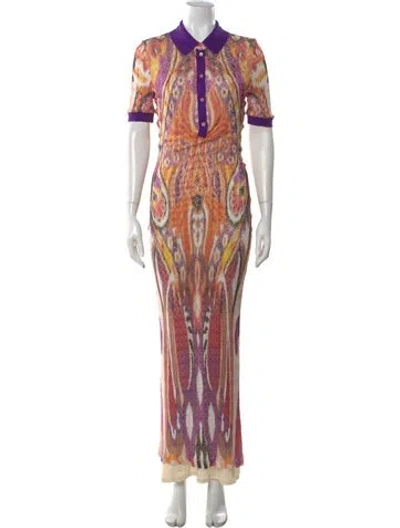 Pre-owned Etro 2022 Long Dress In Multi