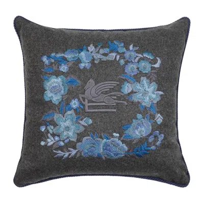 Etro 45x45 Multicolor Wool Cushion In Not Applicable