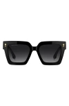 Etro 52mm Square Sunglasses In Black