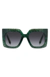 Etro 53mm Gradient Square Sunglasses