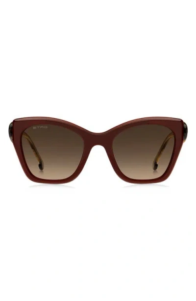 Etro 54mm Gradient Cat Eye Sunglasses