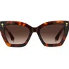 Etro 55mm Gradient Cat Eye Sunglasses In Brown