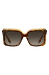 Etro 57mm Square Sunglasses In Brown