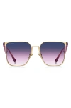 Etro 58mm Gradient Square Sunglasses In Gold