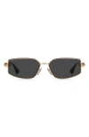 Etro 59mm Rectangular Sunglasses In Orange