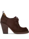 Etro Suede Desert Boots In Brown