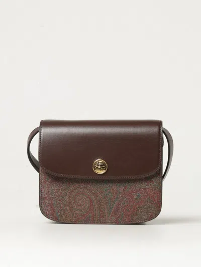 Etro Women Printed Canvas Essential S Crossbody Bag In Multicolor