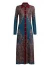 Etro Abito Donna Lungo In Blue