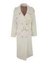 Etro Oversize Trench Coat In White