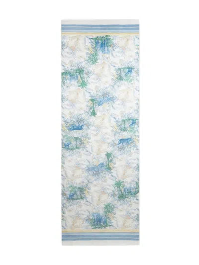 Etro Abstract-pattern Scarf In White